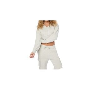 We Wore What‎ Cropped Half Zip Hoodie Size XS